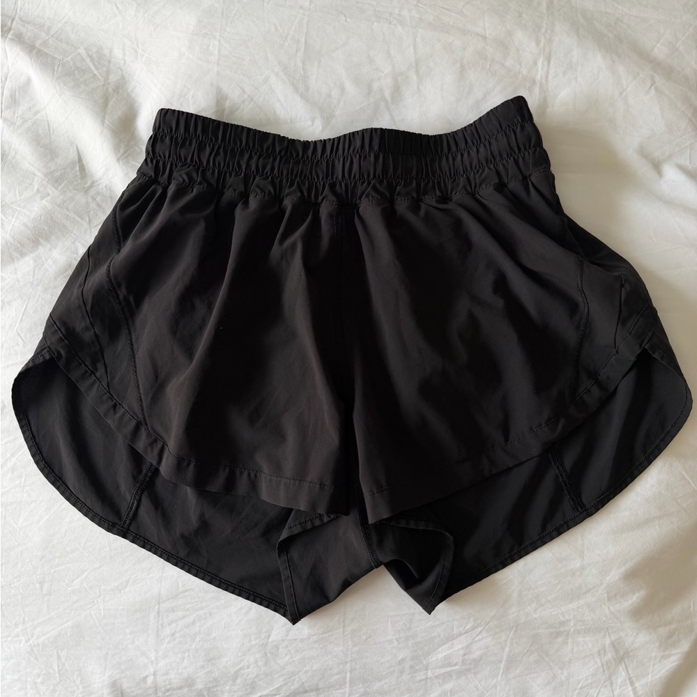 Lululemon Track That High-Rise Black Shorts Size 8